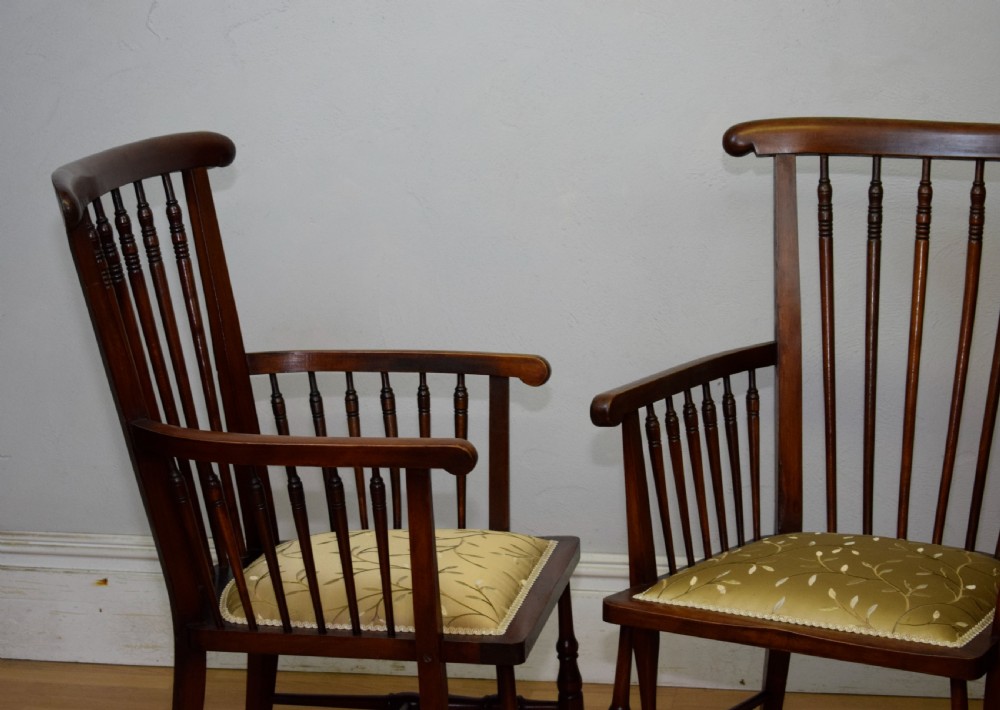 Pair of Arts & Crafts Armchairs View VII