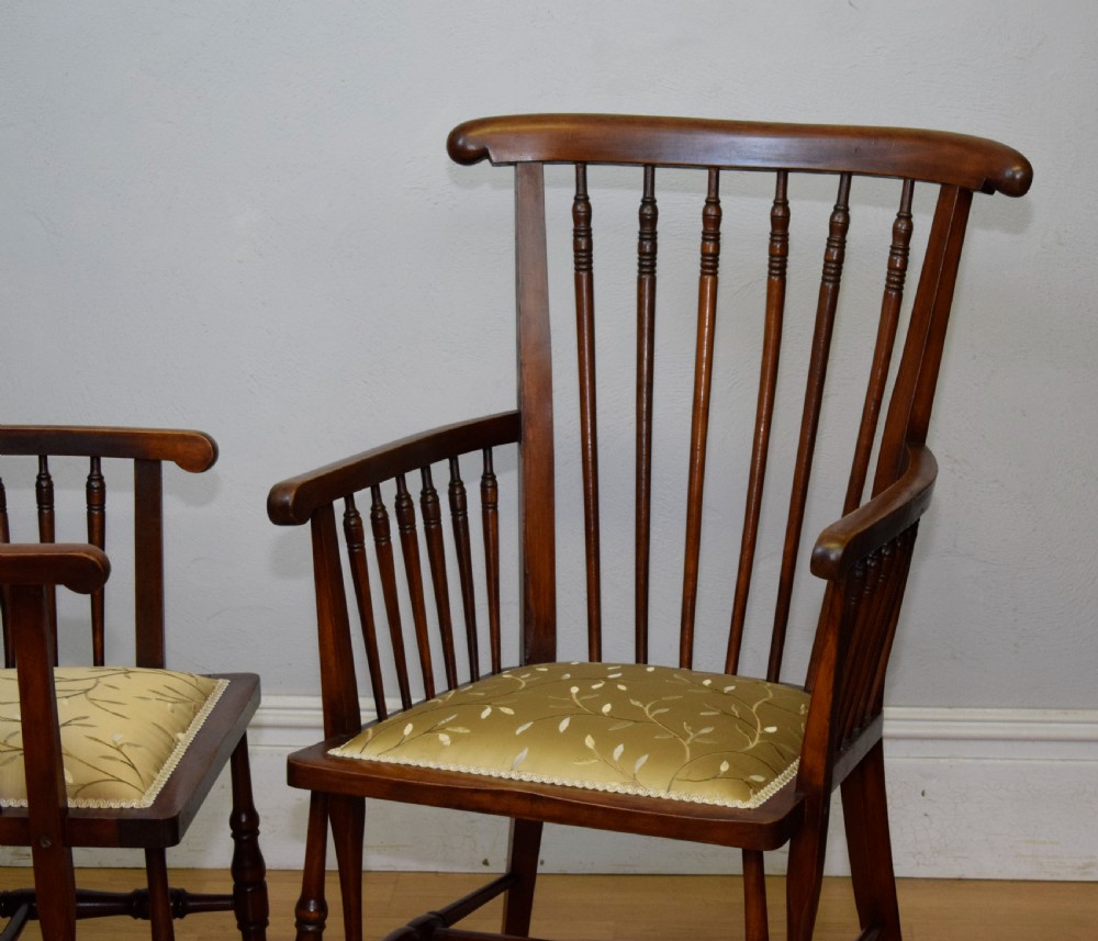 Pair of Arts & Crafts Armchairs View XI