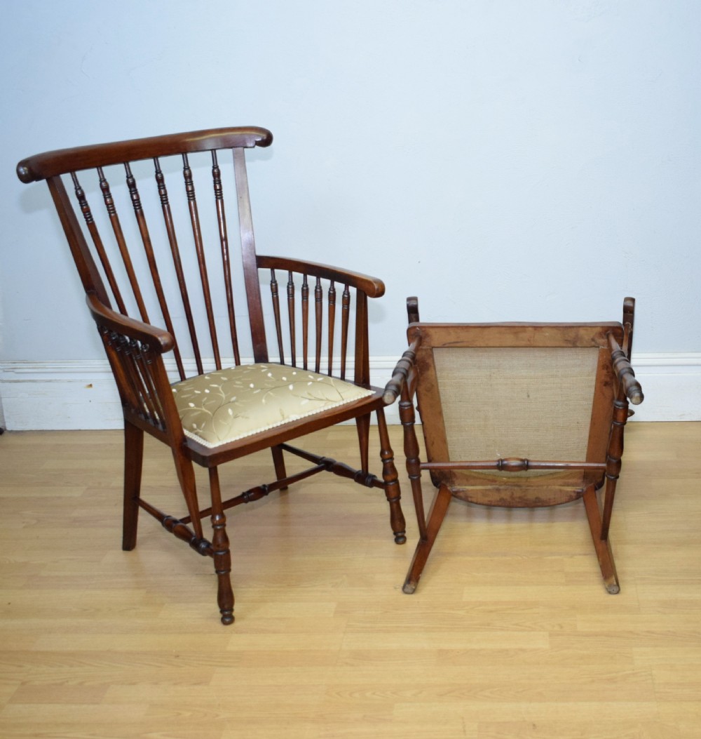 Pair of Arts & Crafts Armchairs View XX