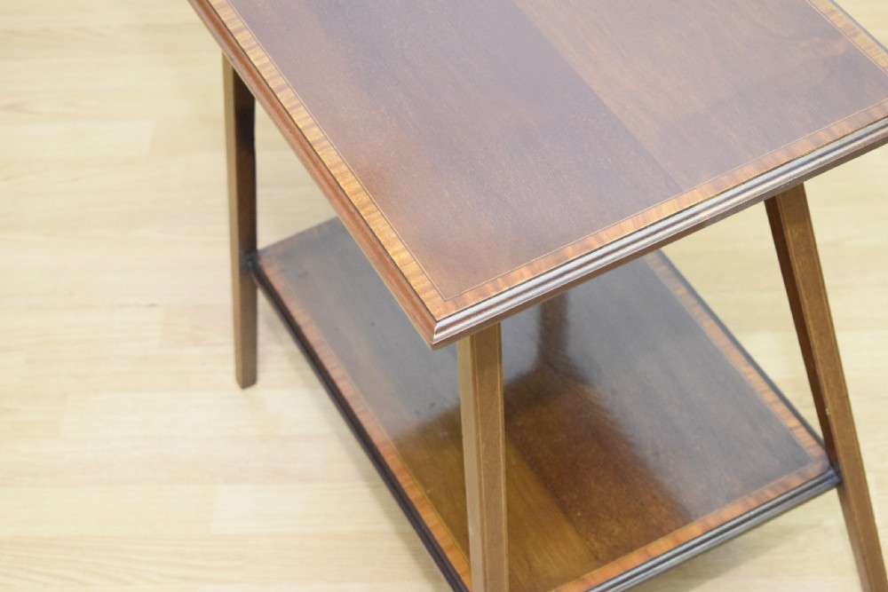 Edwardian Inlaid Occasional Table View XI