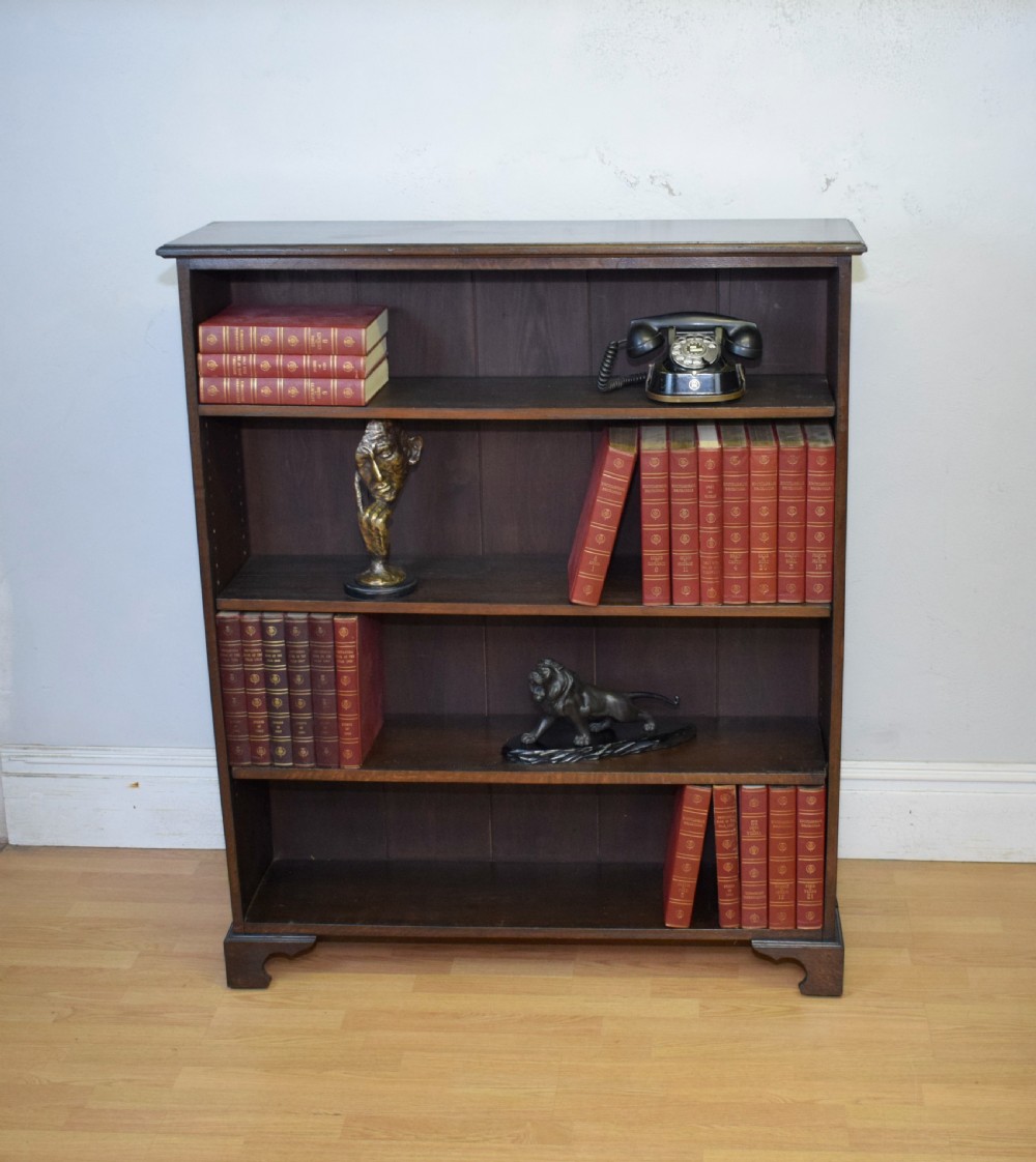 Late Victorian Oak Bookcase View V