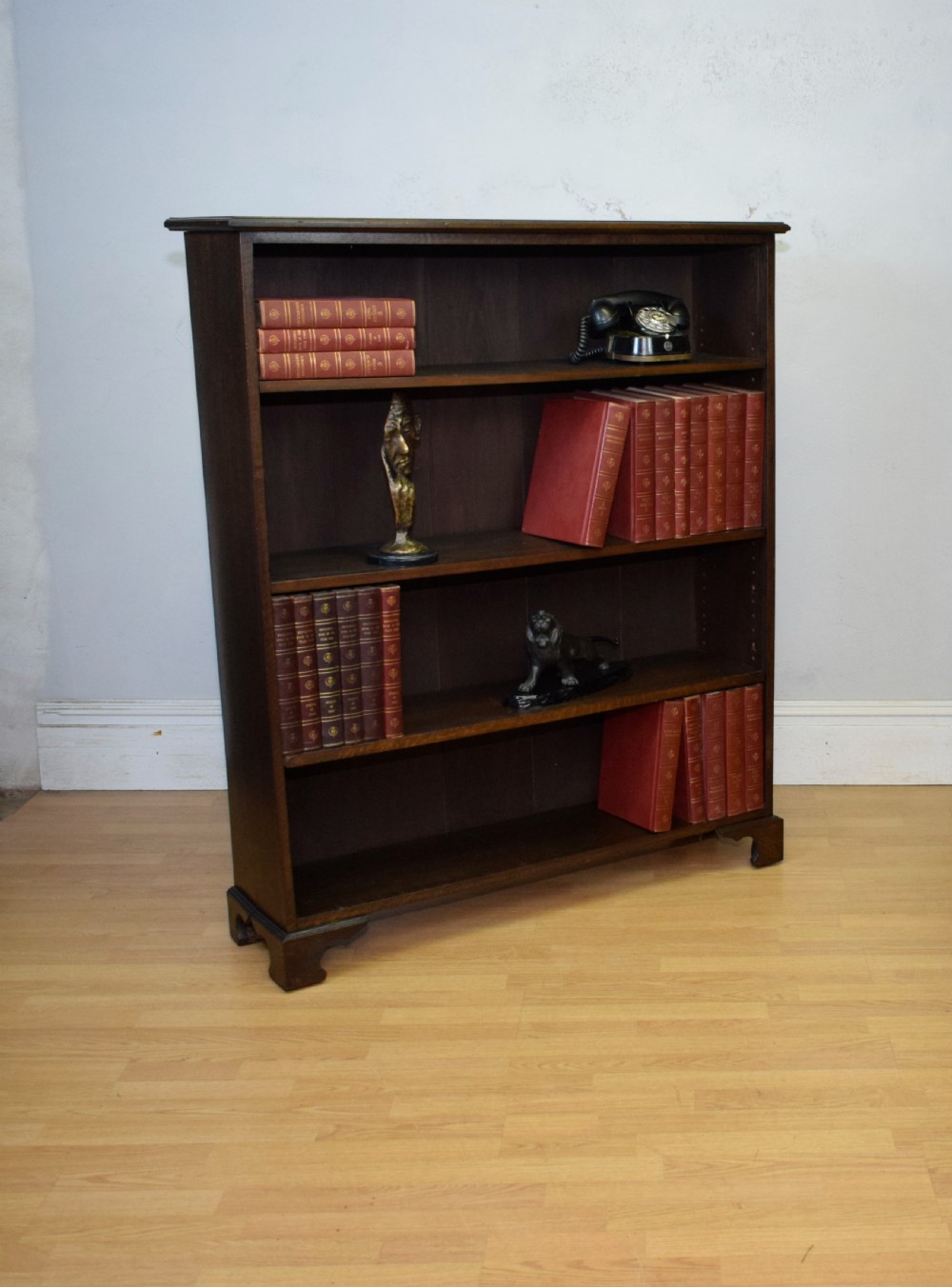Late Victorian Oak Bookcase View VI