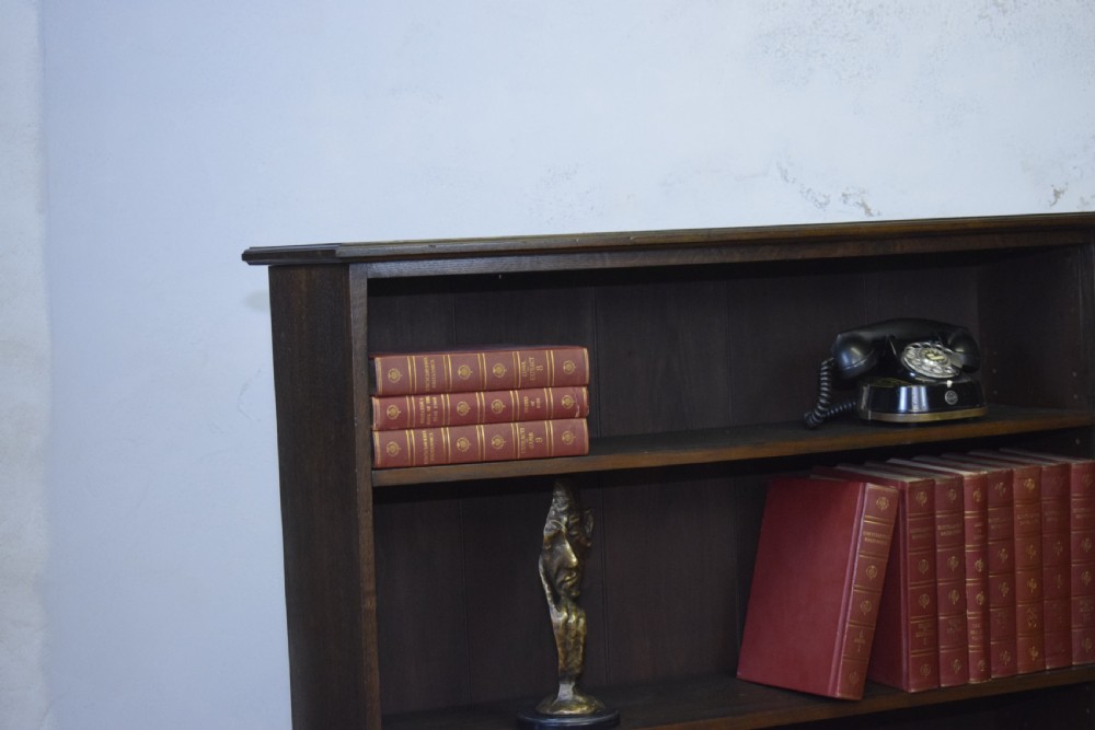 Late Victorian Oak Bookcase View VIII