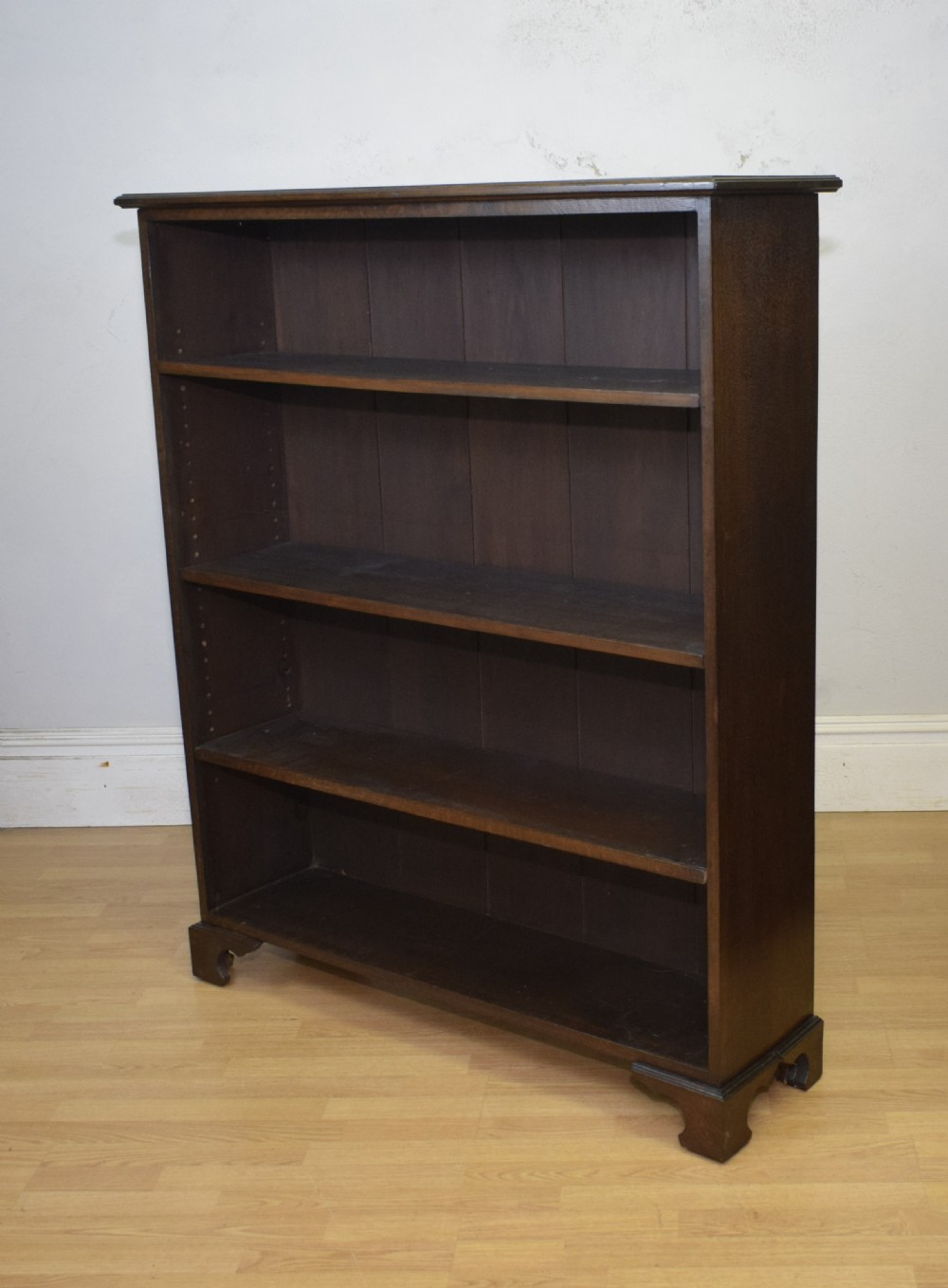 Late Victorian Oak Bookcase View IX