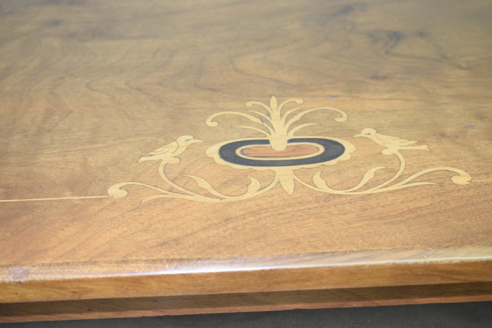 Victorian Walnut Inlaid Cabinet View XVI
