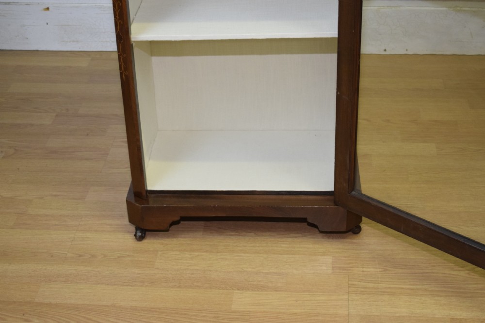 Victorian Walnut Inlaid Cabinet View XIX