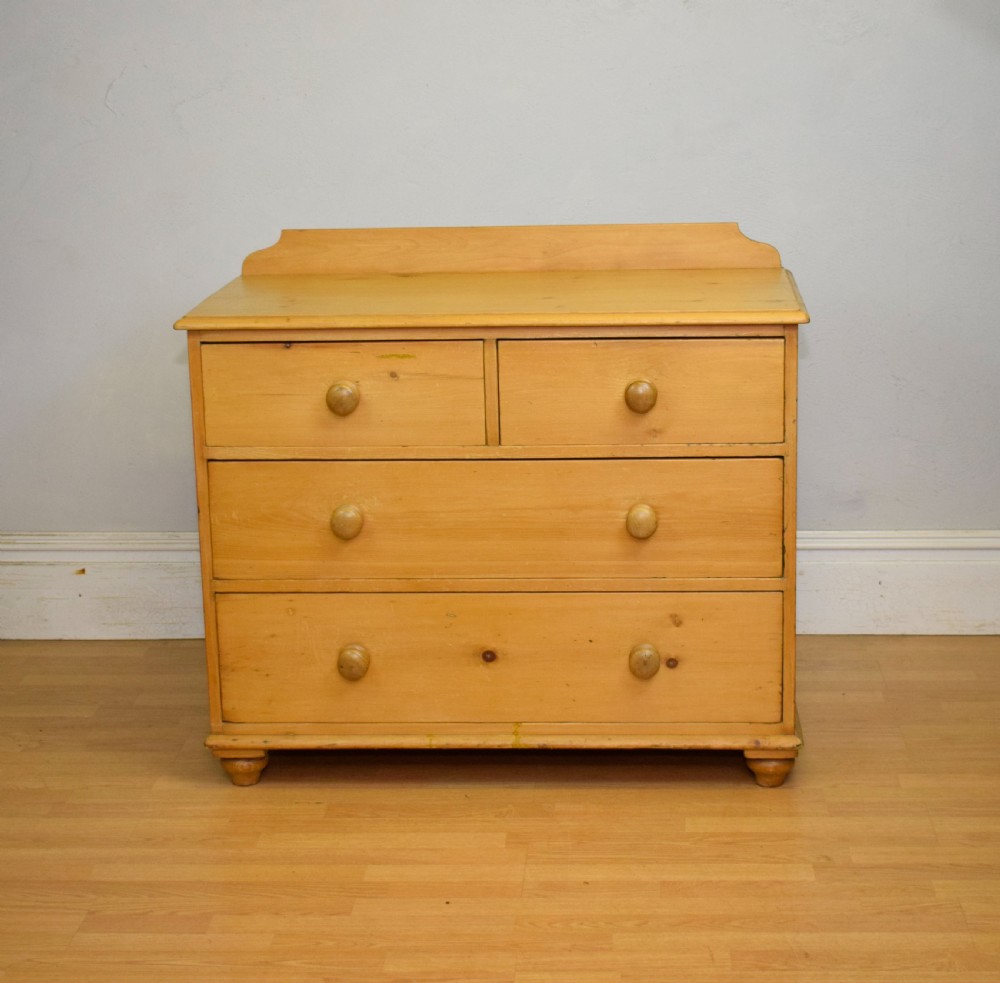 Antique Victorian Pine Chest View III