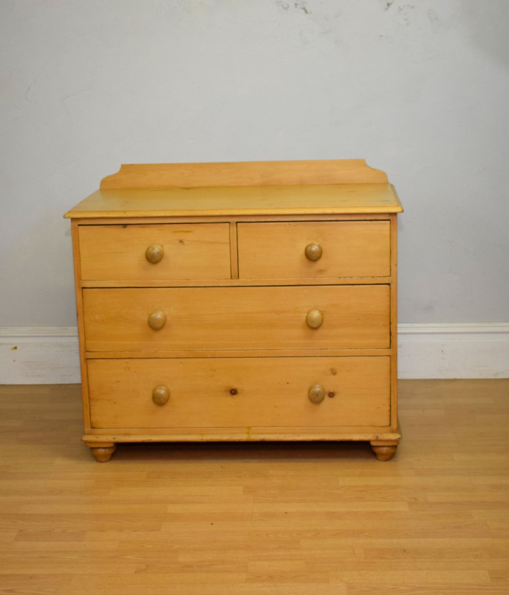 Antique Victorian Pine Chest View IV