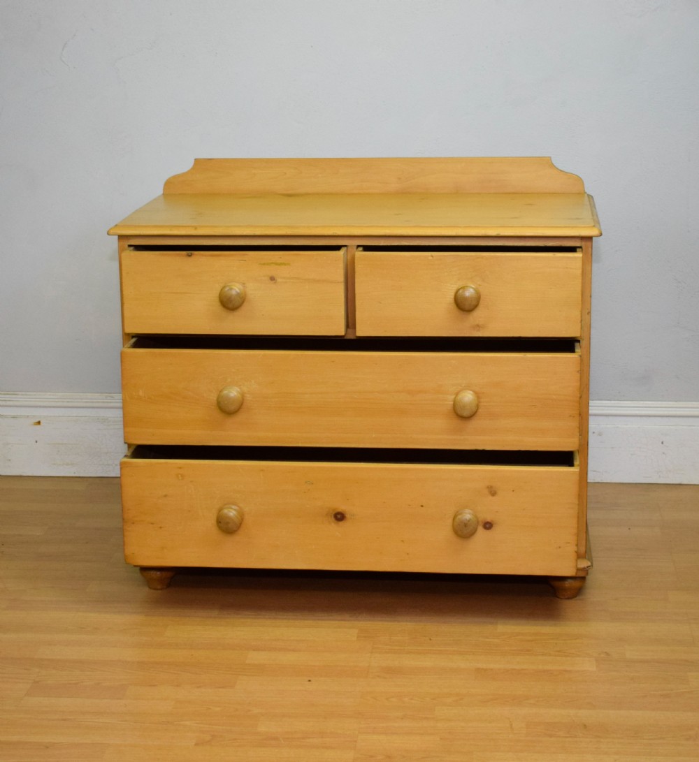 Antique Victorian Pine Chest View VI