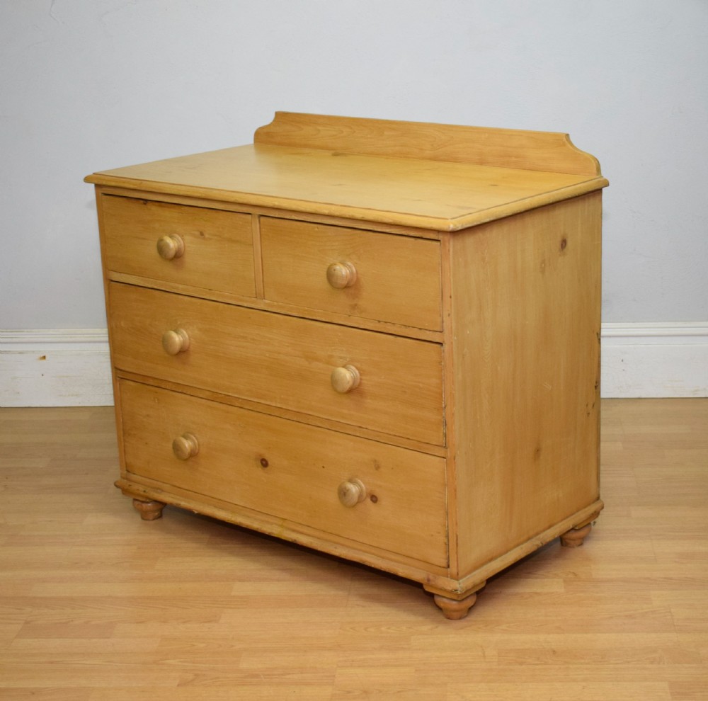 Antique Victorian Pine Chest View VII