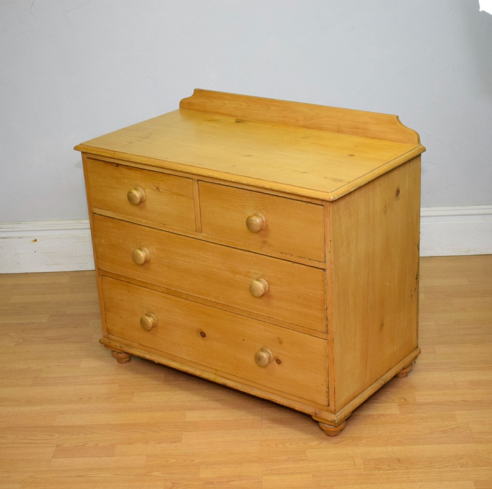 Antique Victorian Pine Chest View VIII