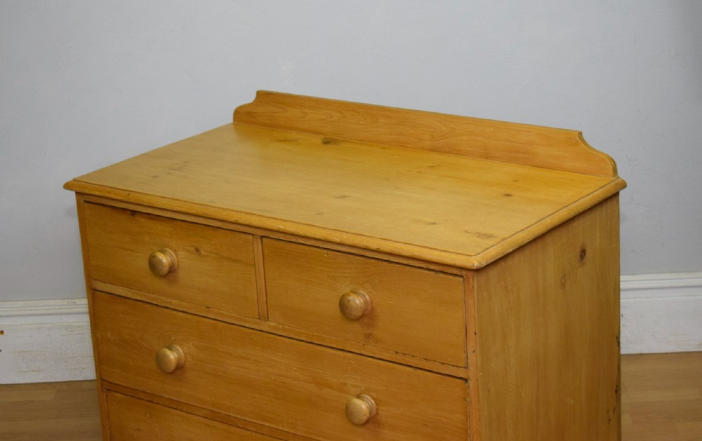 Antique Victorian Pine Chest View IX