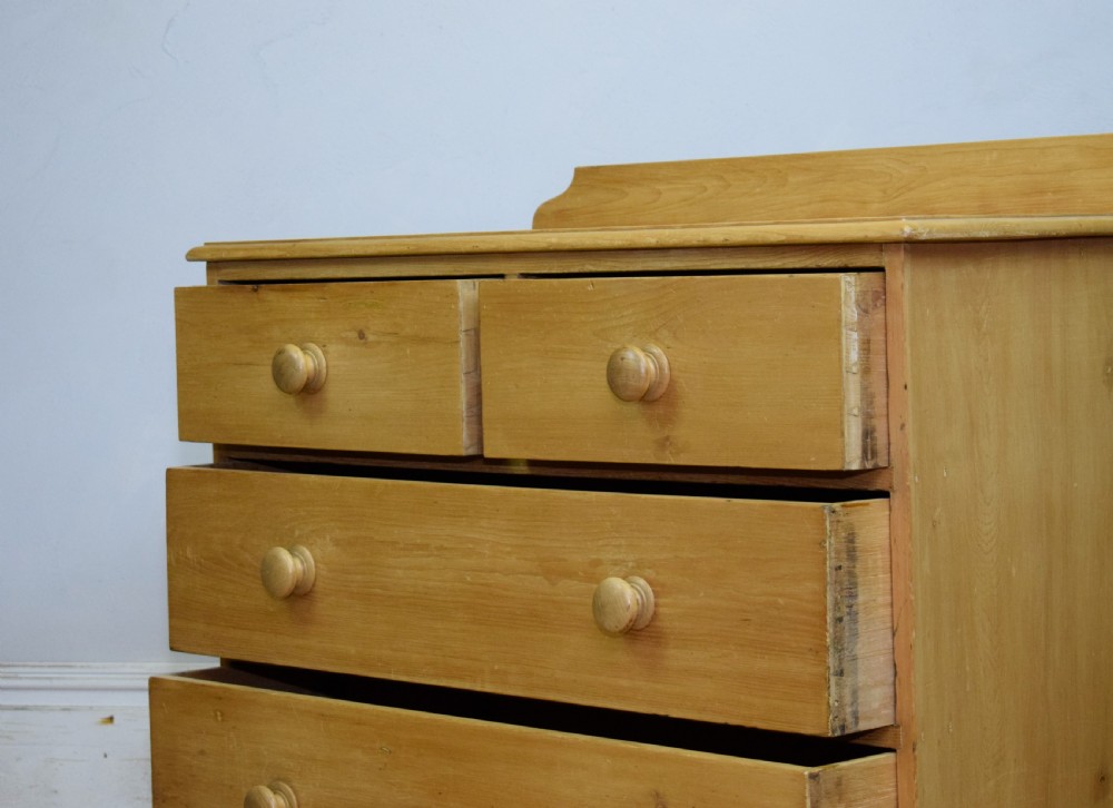 Antique Victorian Pine Chest View XIII