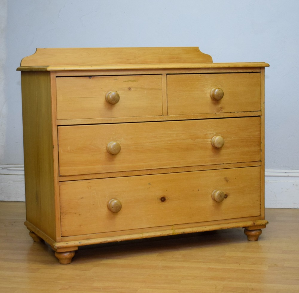 Antique Victorian Pine Chest View XIV