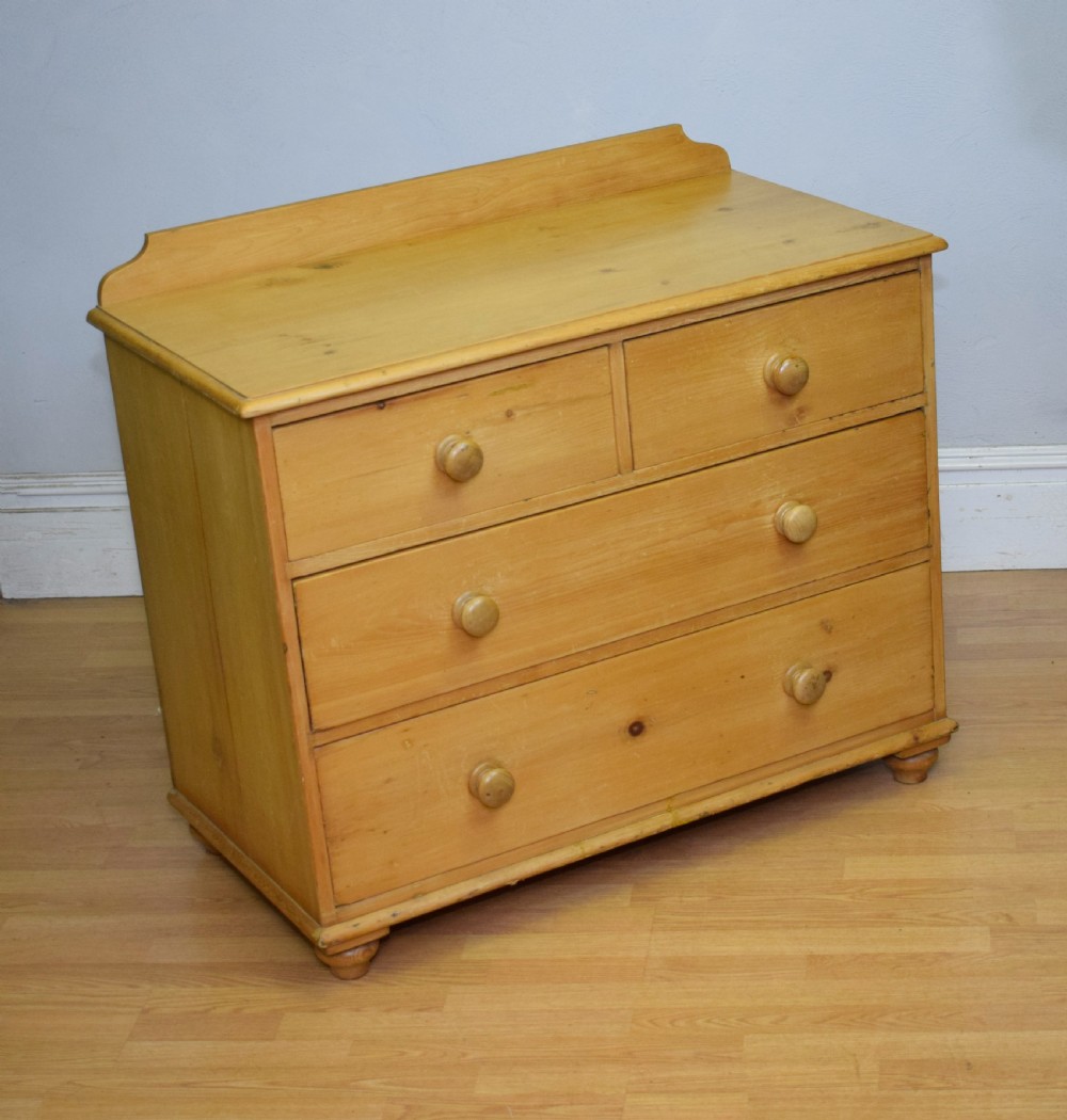 Antique Victorian Pine Chest View XVI