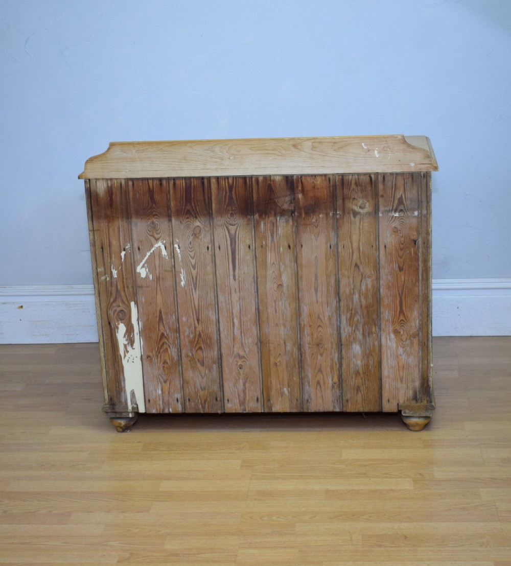 Antique Victorian Pine Chest View XVII