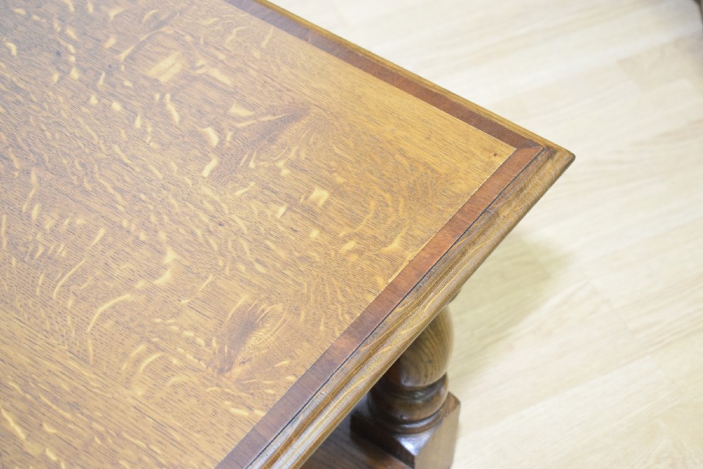 Early 20th Century Oak Coffee Table View XVII