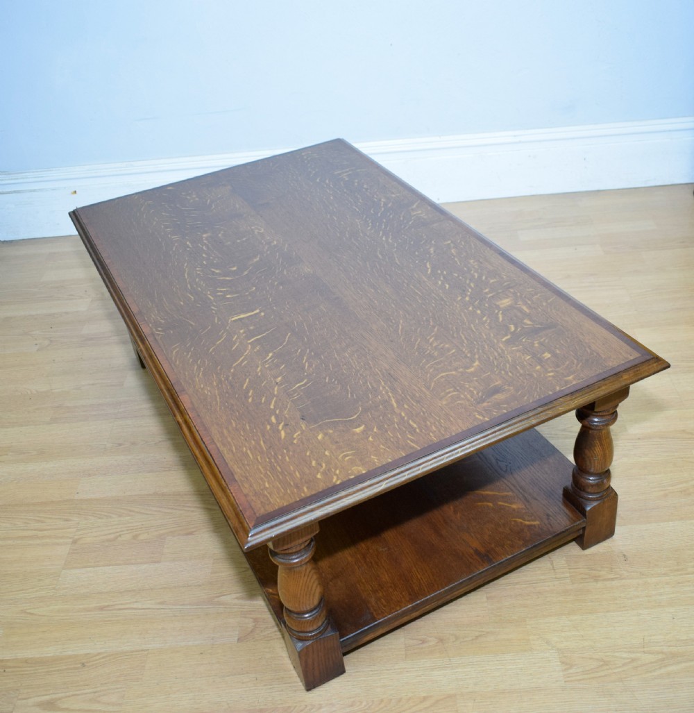 Early 20th Century Oak Coffee Table View XVIII