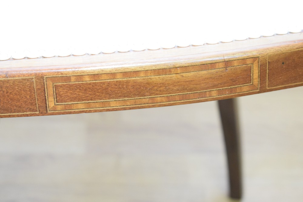  Edwardian Inlaid Tub Chair View XVII