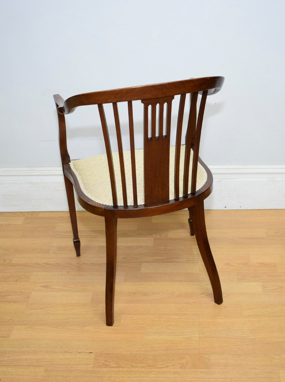  Edwardian Inlaid Tub Chair View XVIII