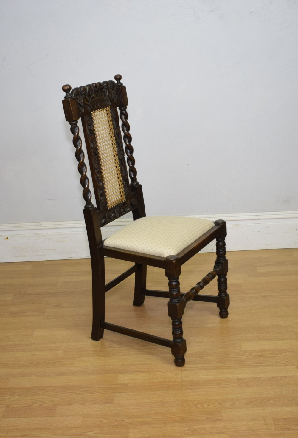 Antique Carolean Style Side Chair View II