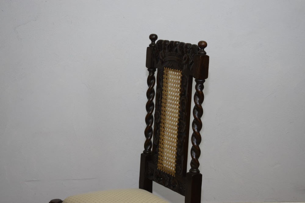 Antique Carolean Style Side Chair View VI