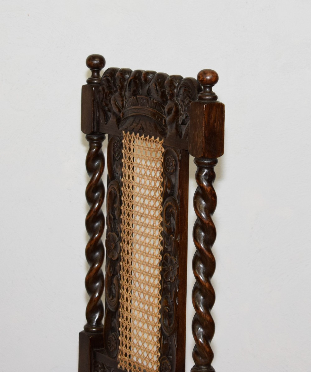 Antique Carolean Style Side Chair View VII