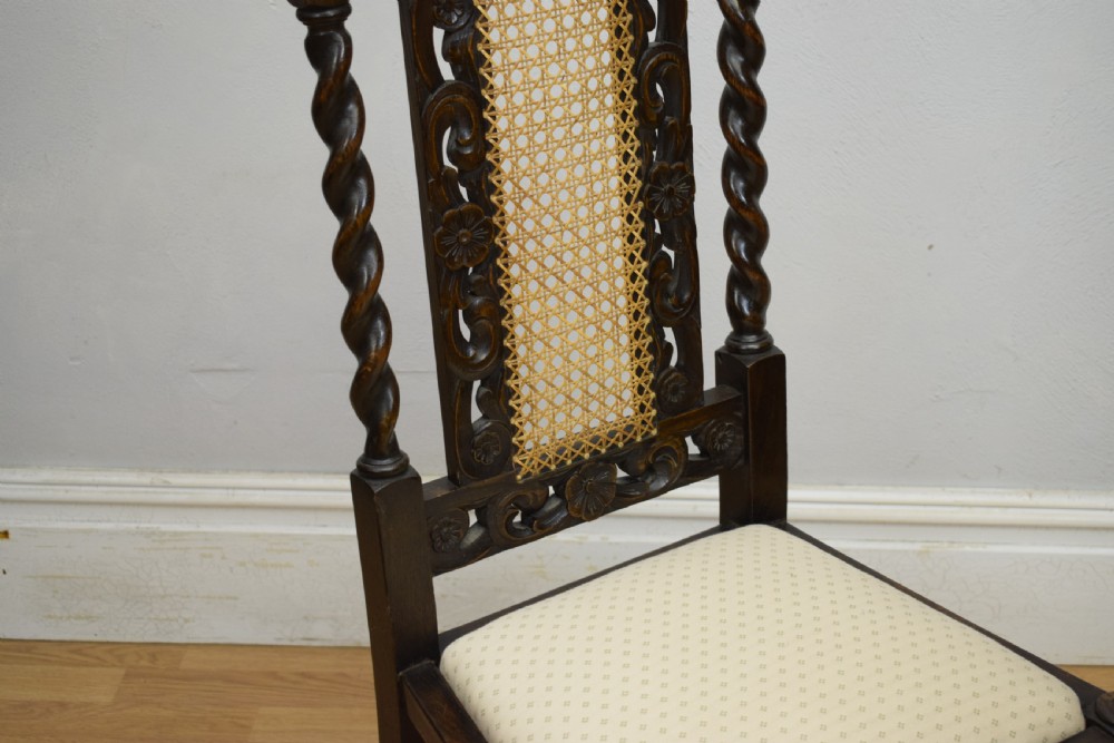 Antique Carolean Style Side Chair View XI