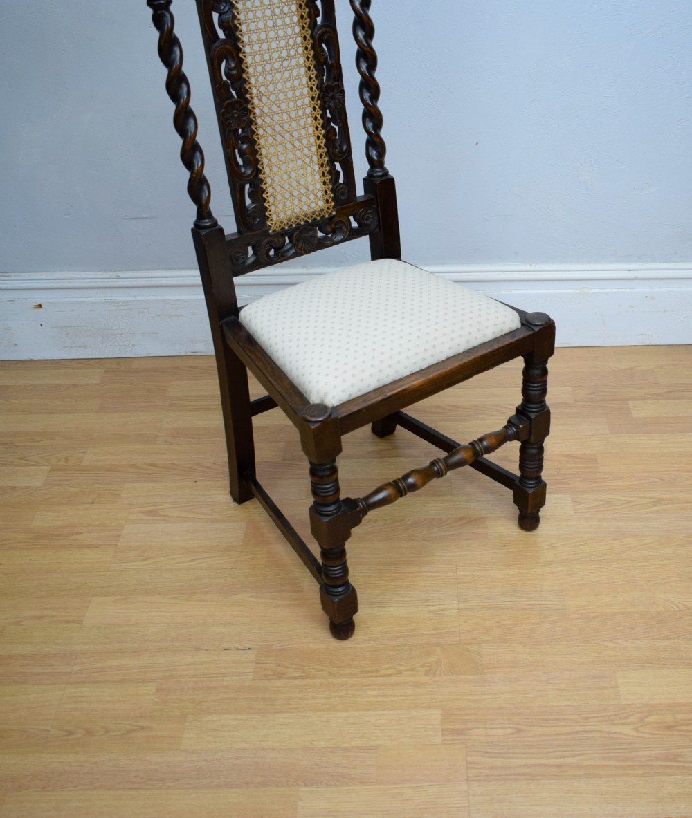 Antique Carolean Style Side Chair View XIV