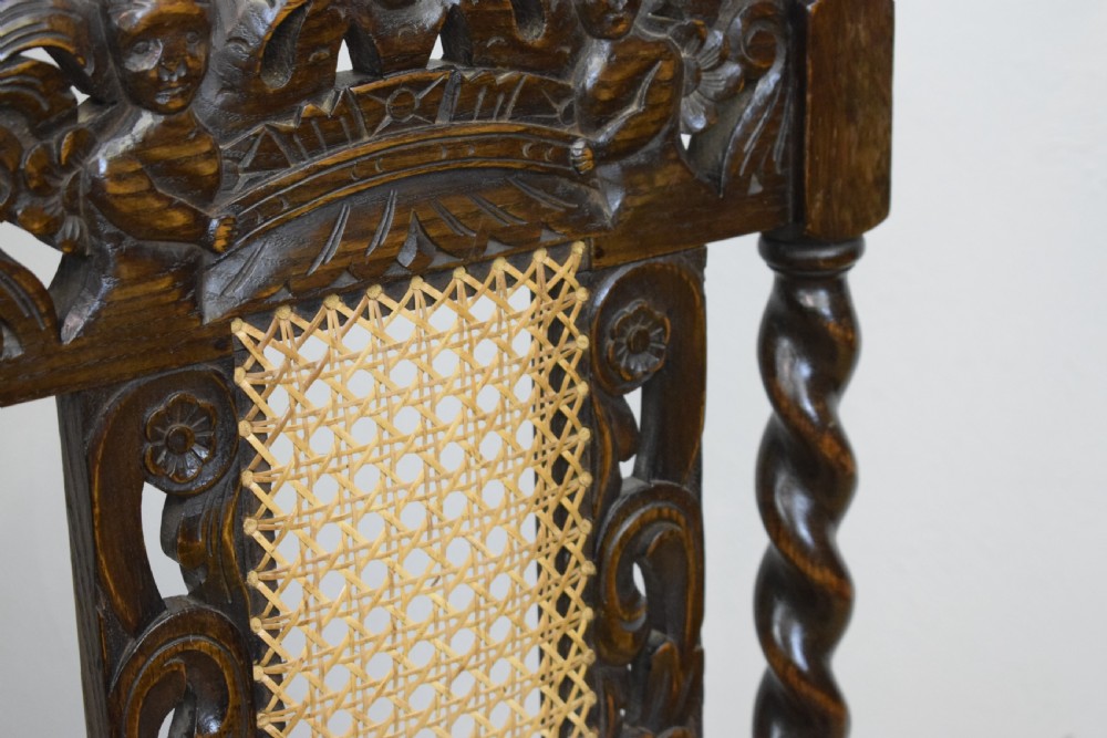 Antique Carolean Style Side Chair View XVIII