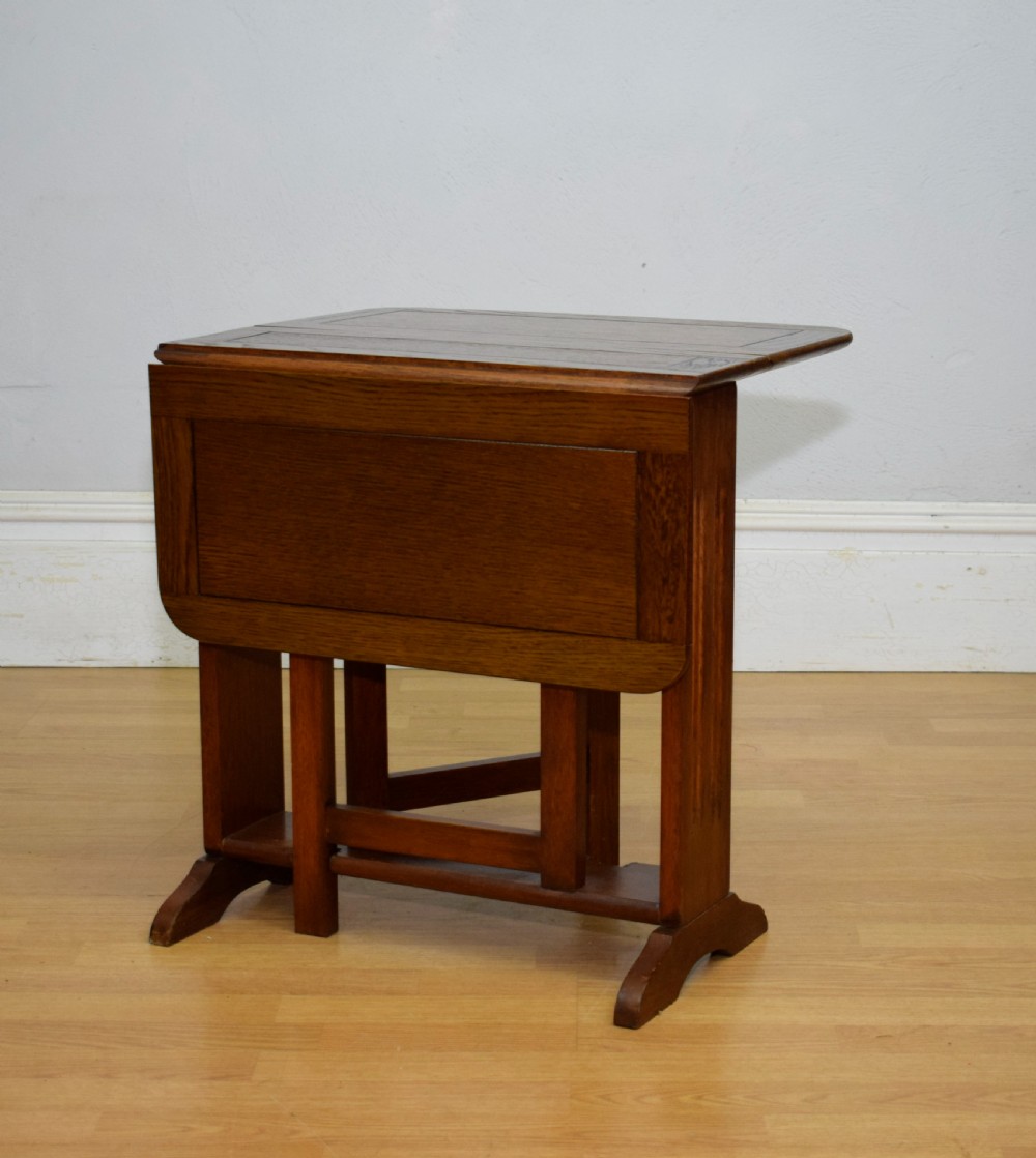 Early 20th Century Oak Occasional Table View V