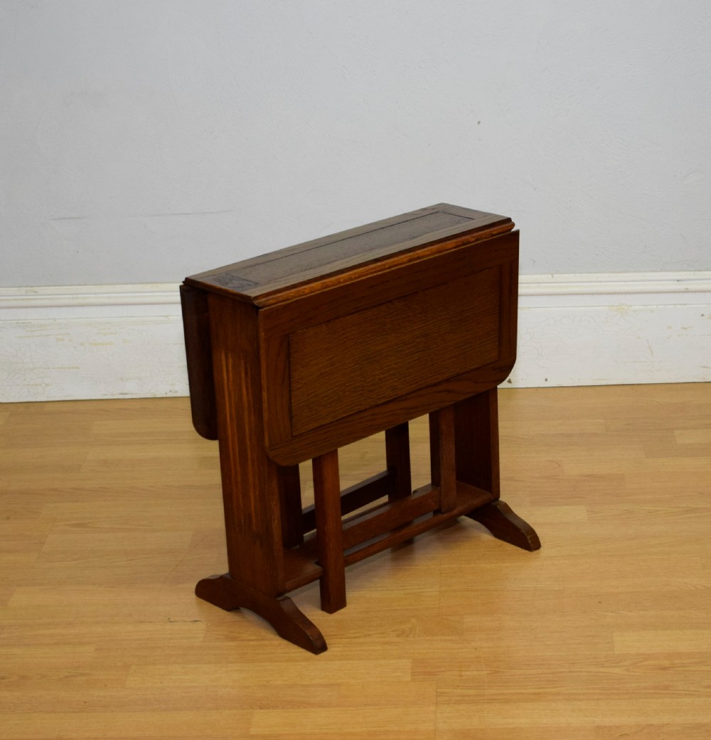 Early 20th Century Oak Occasional Table View VIII