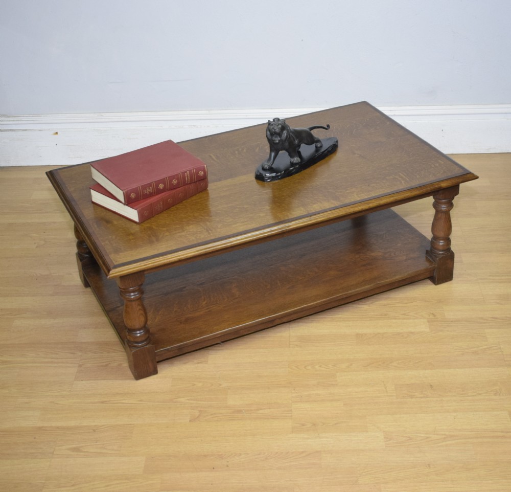 Early 20th Century Oak Coffee Table