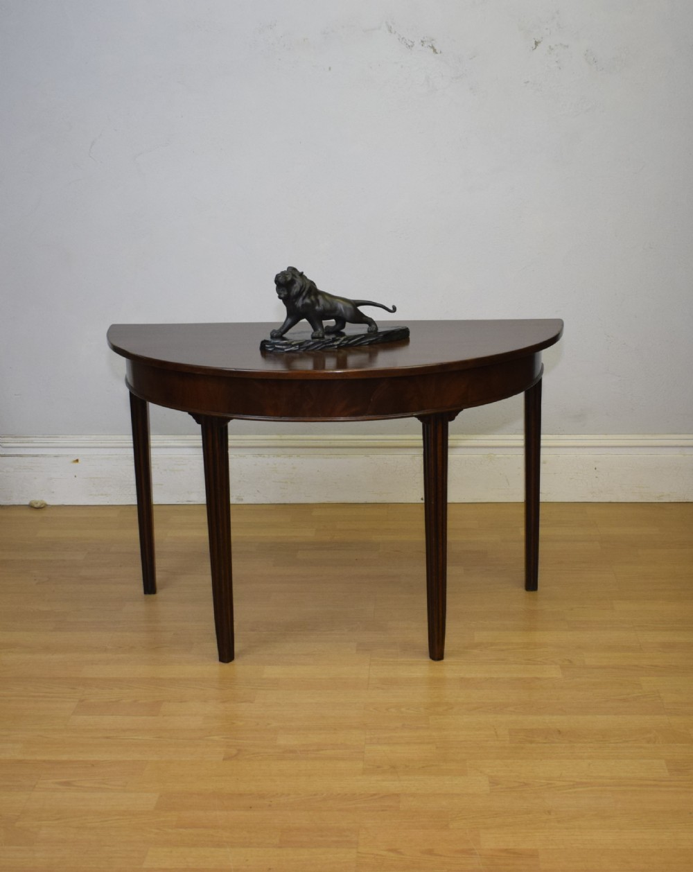 Georgian Period Demi Lune Table View III