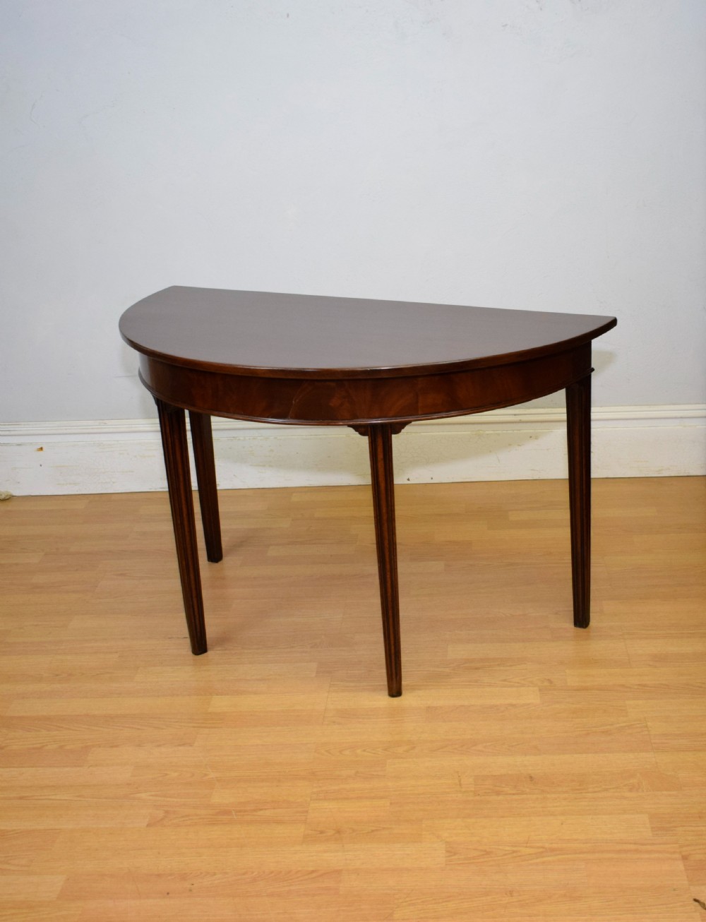 Georgian Period Demi Lune Table View V