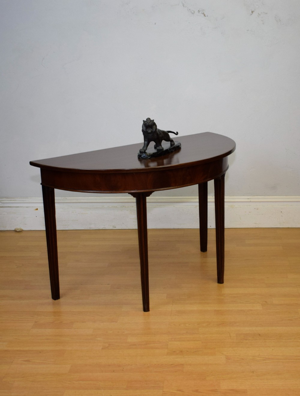 Georgian Period Demi Lune Table View VI