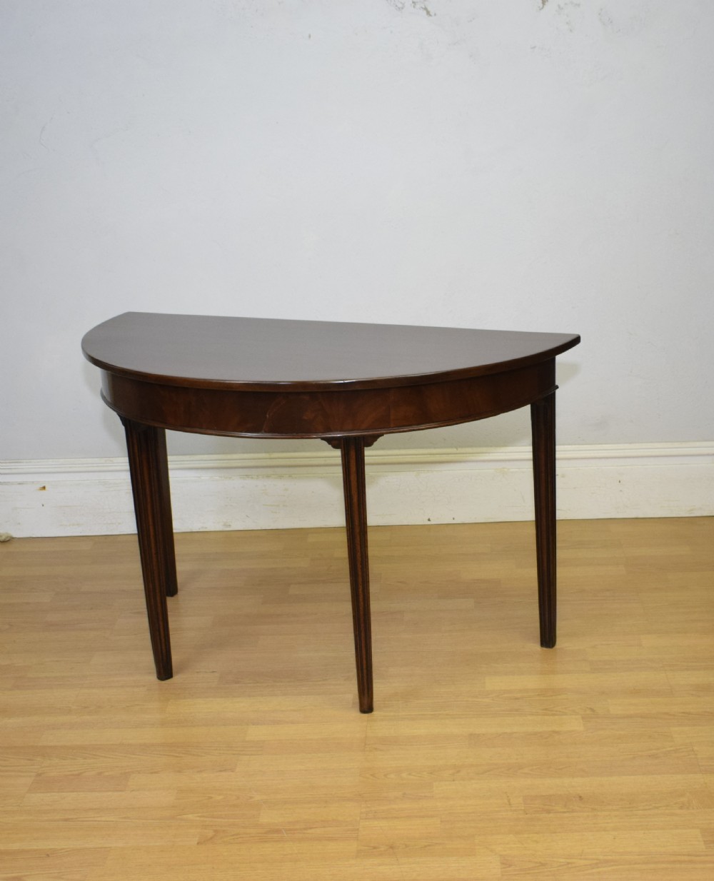 Georgian Period Demi Lune Table View XII
