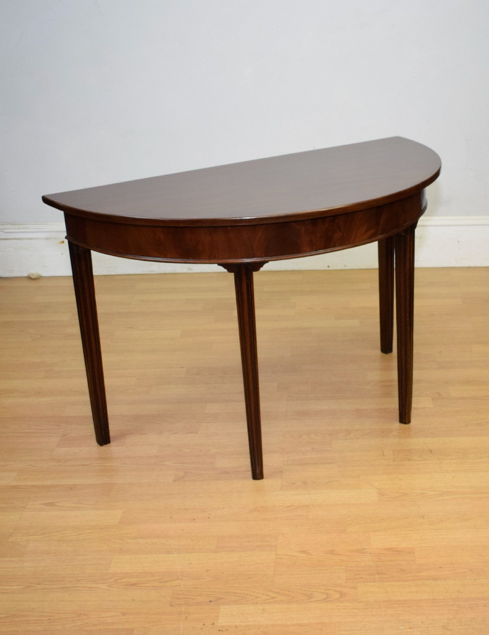 Georgian Period Demi Lune Table View XIV