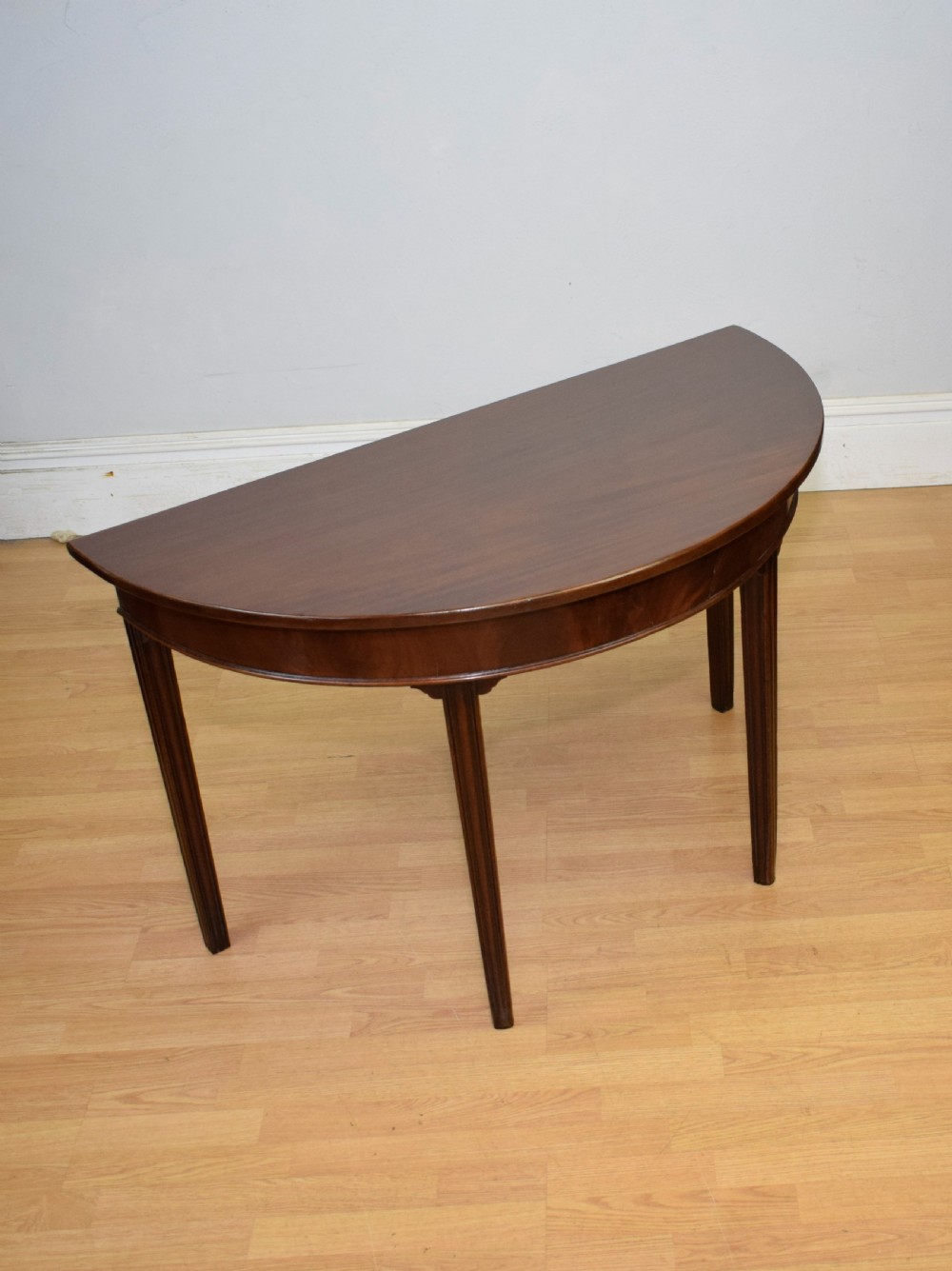 Georgian Period Demi Lune Table View XV