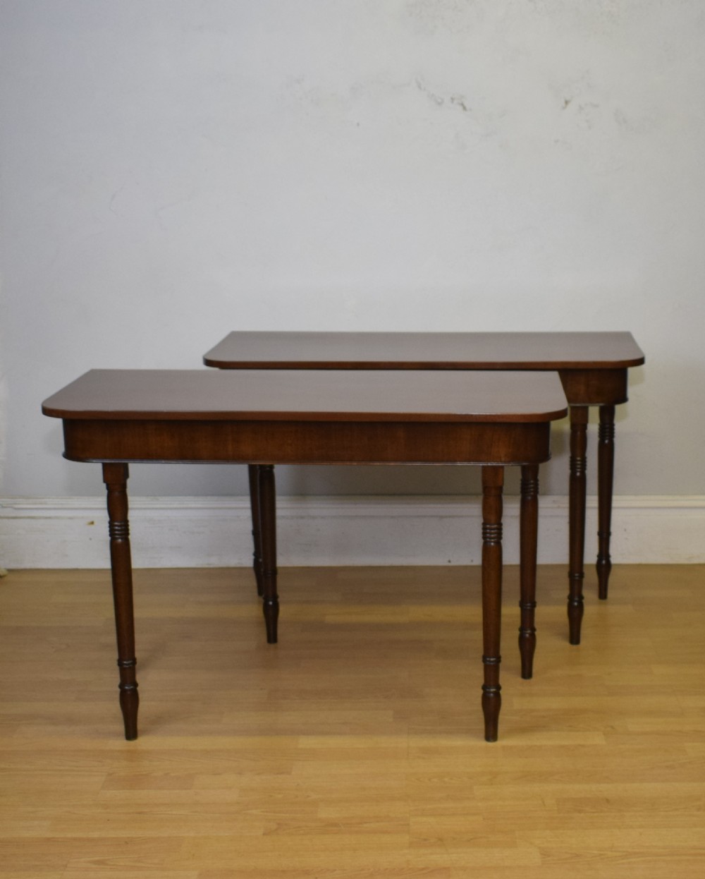 Pair Of Regency Console Tables View II