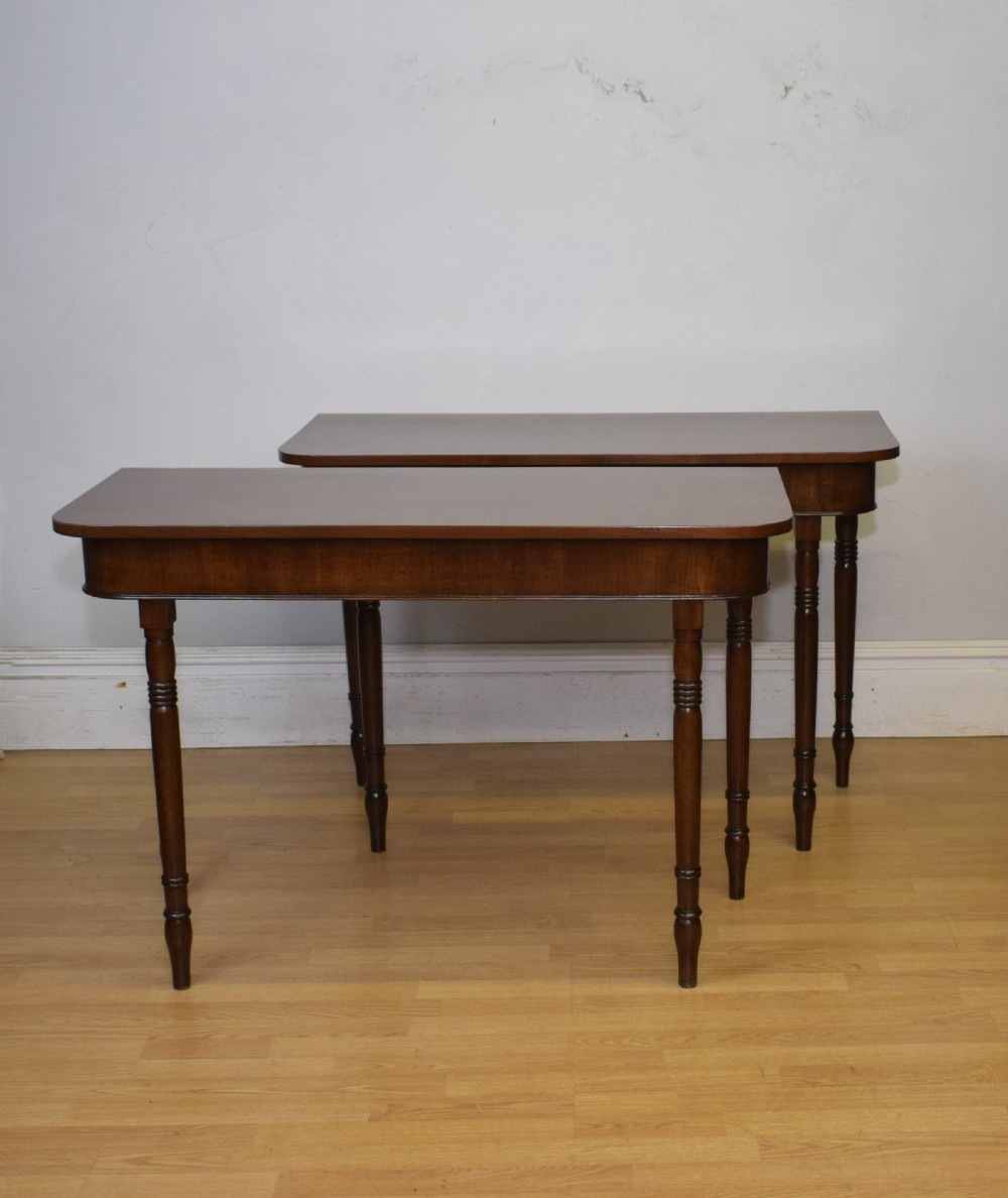 Pair Of Regency Console Tables View III