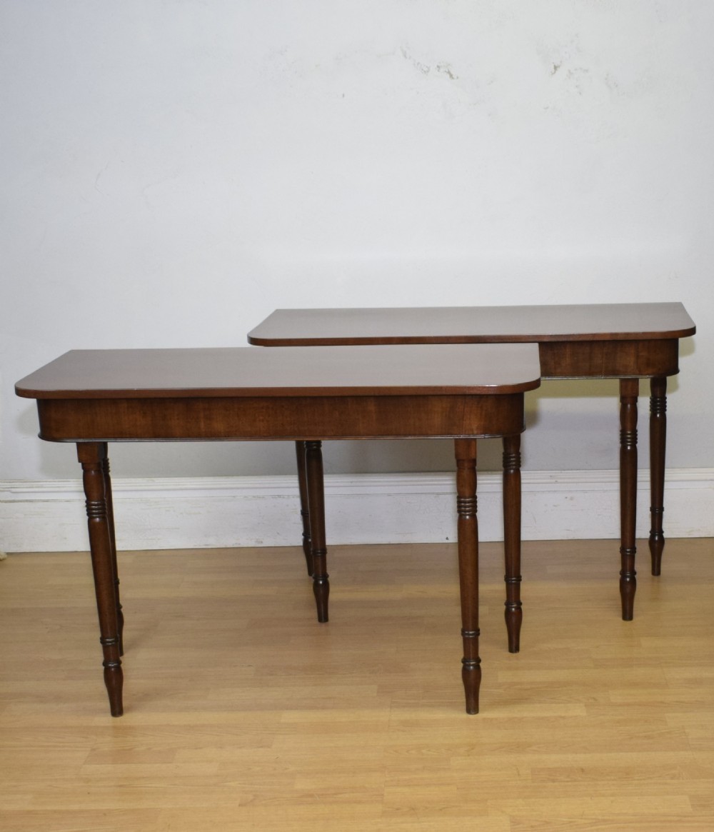Pair Of Regency Console Tables View IV