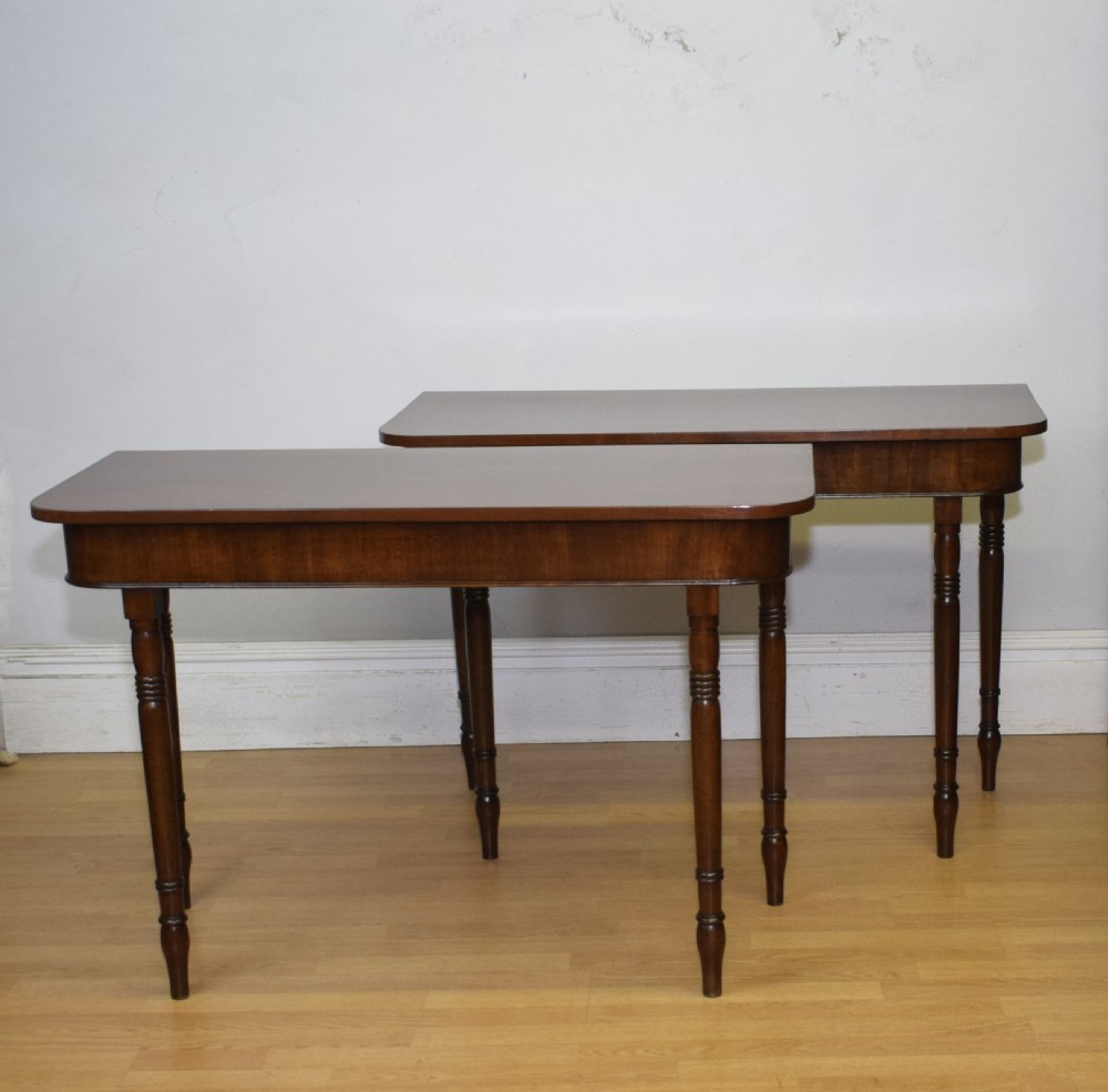 Pair Of Regency Console Tables View V