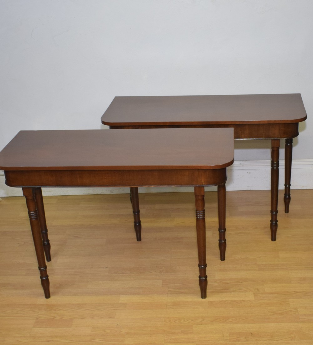 Pair Of Regency Console Tables View VI
