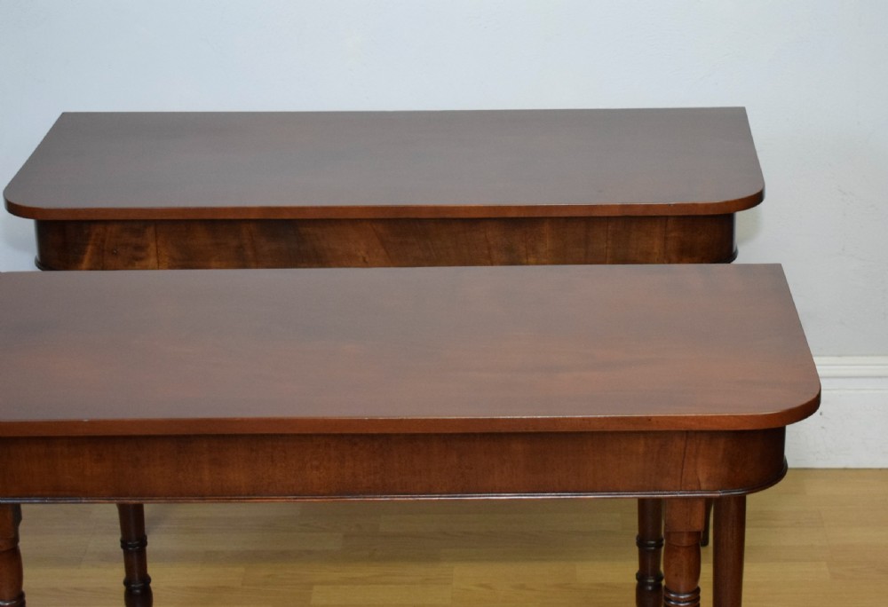 Pair Of Regency Console Tables View XI