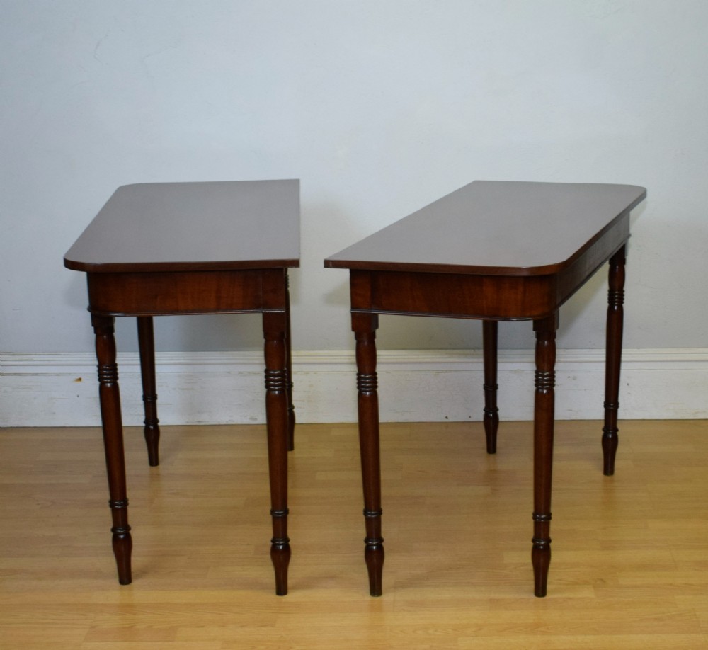 Pair Of Regency Console Tables View XII