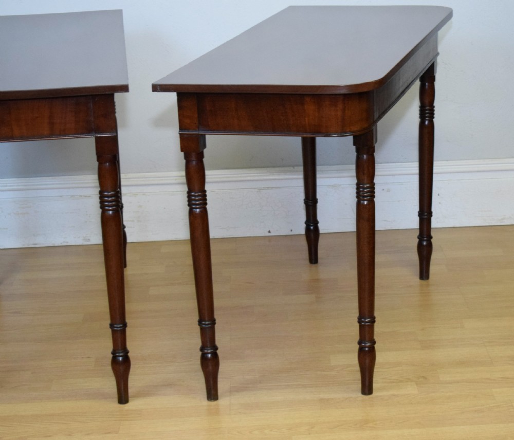 Pair Of Regency Console Tables View XIII