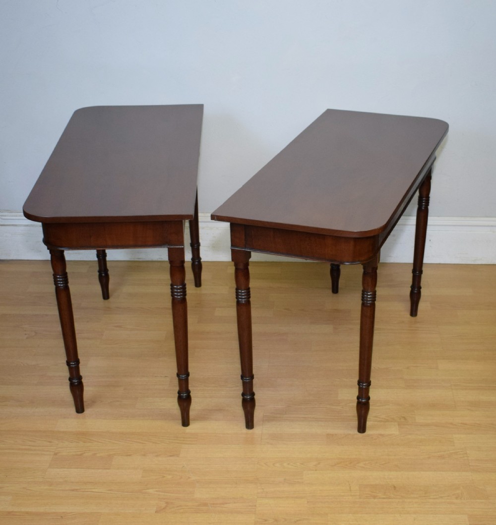 Pair Of Regency Console Tables View XIV