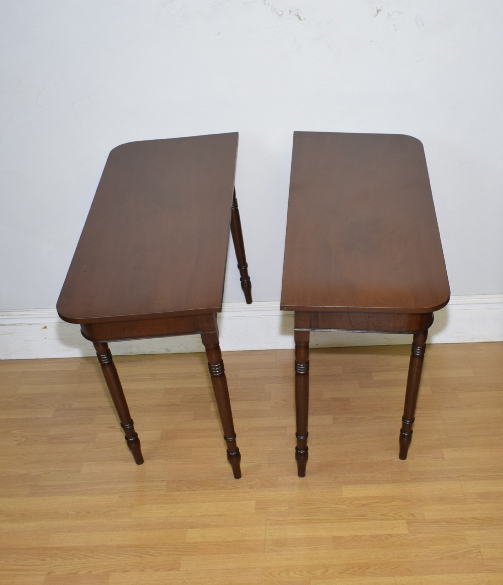 Pair Of Regency Console Tables View XVI