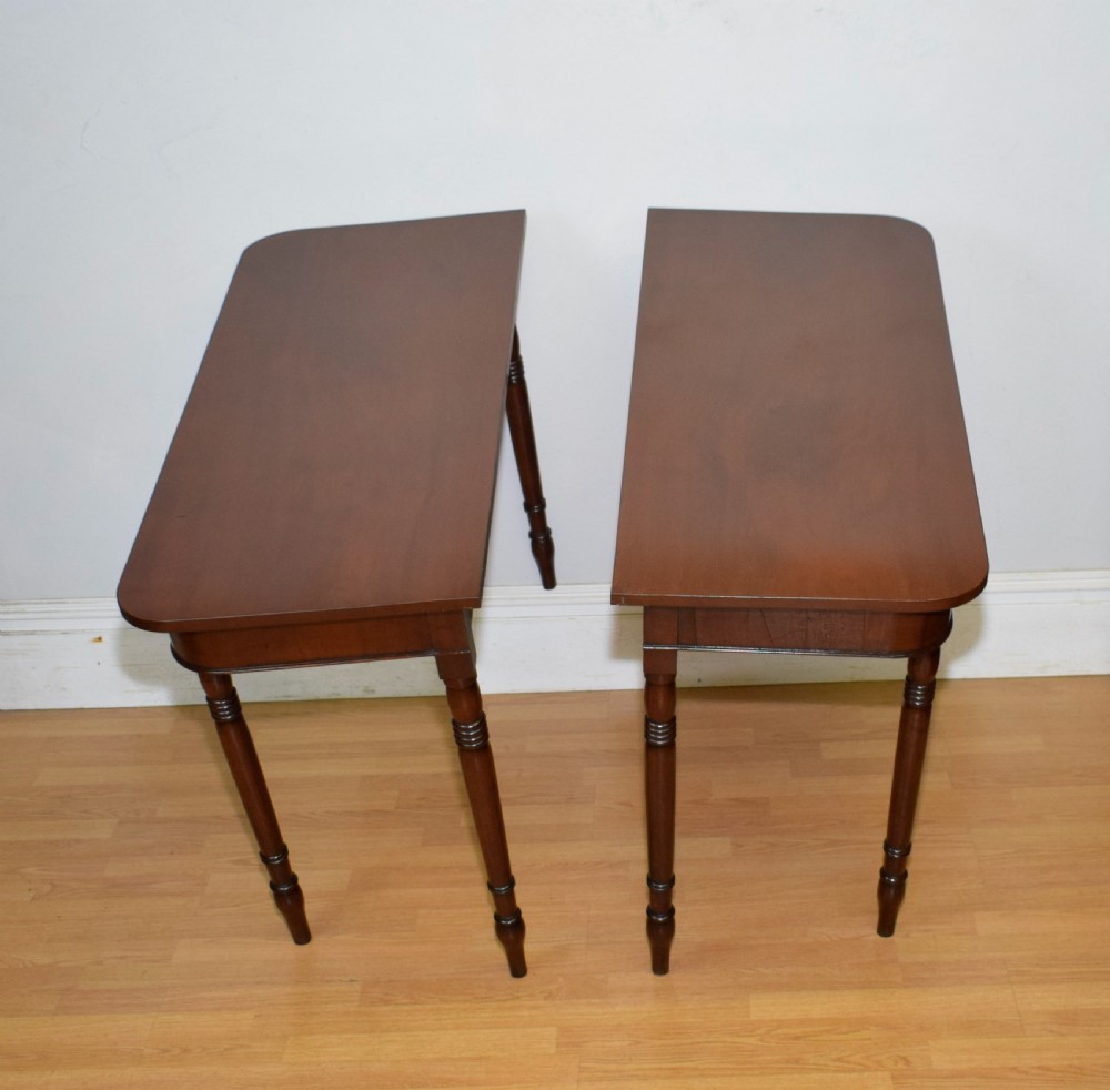 Pair Of Regency Console Tables View XVII